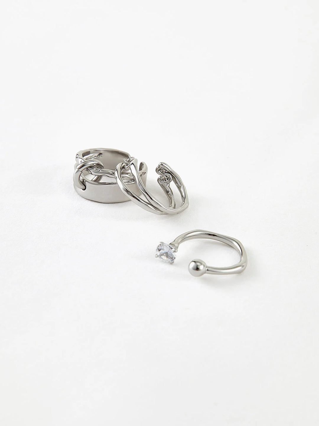 Tiziana™ | Three-Piece Open Hoop Ring