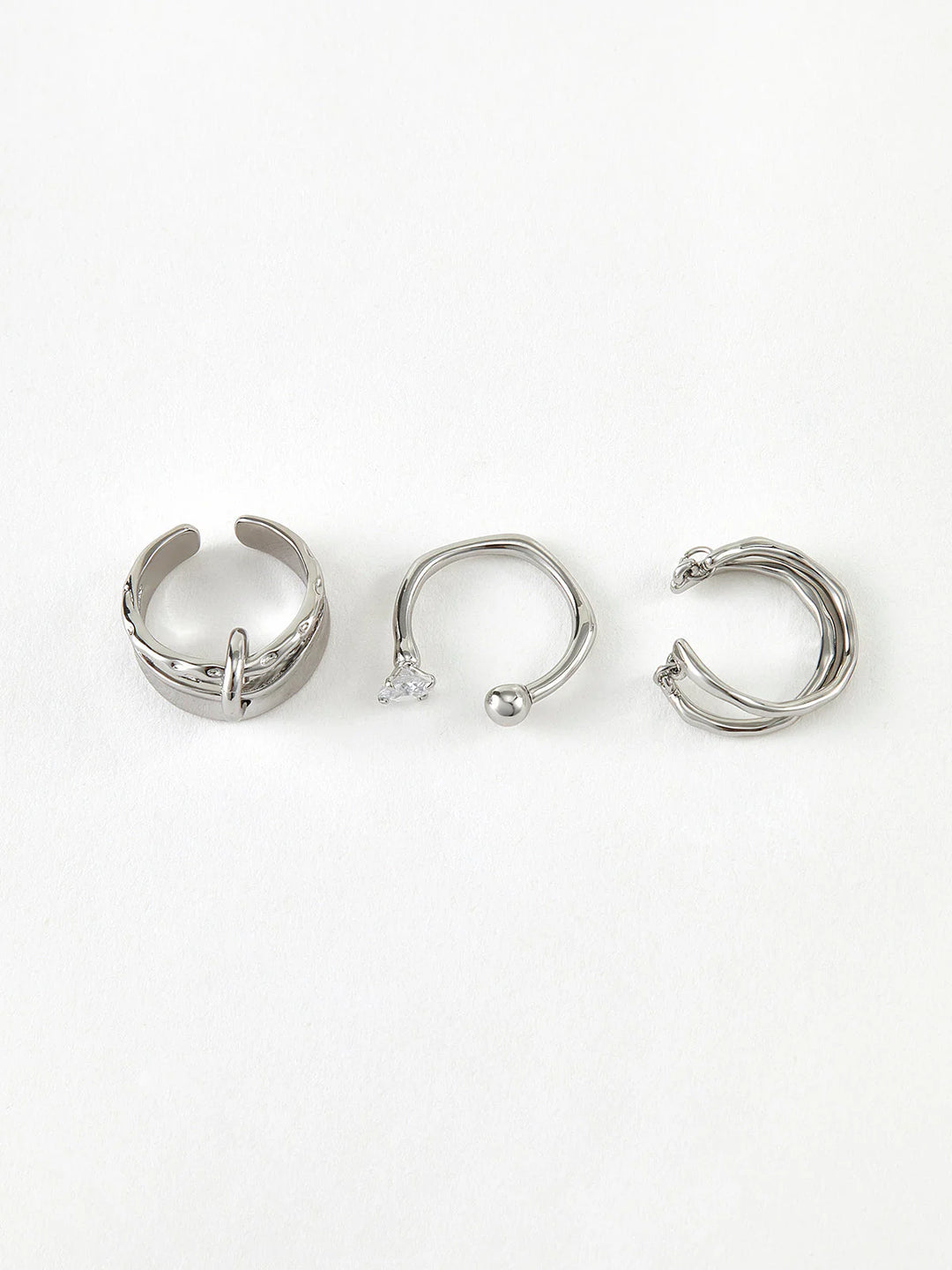 Tiziana™ | Three-Piece Open Hoop Ring
