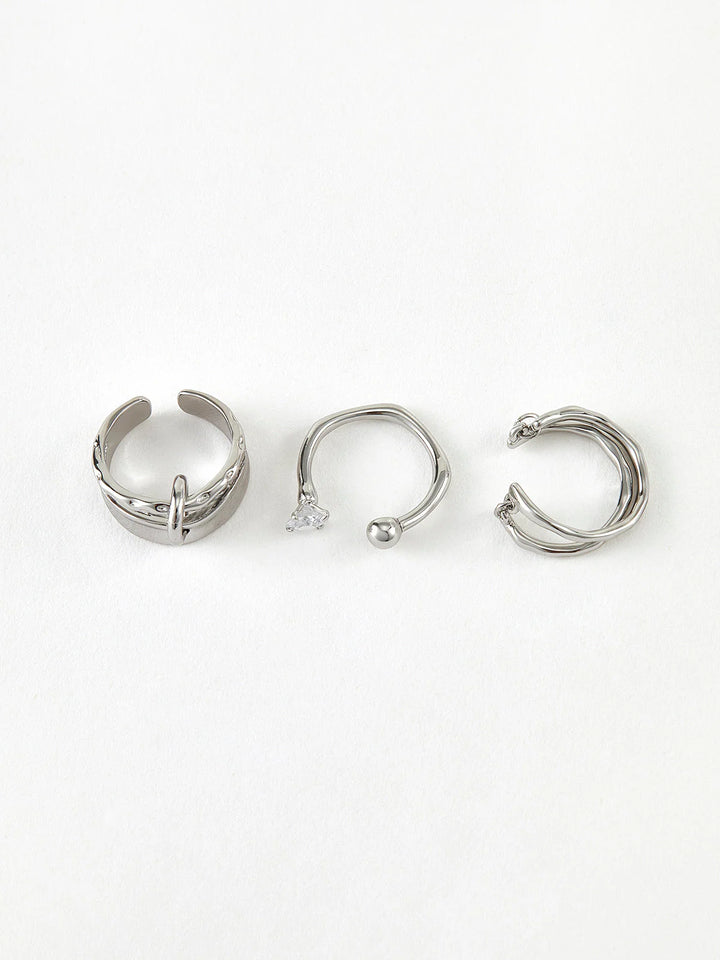 Tiziana™ | Three-Piece Open Hoop Ring
