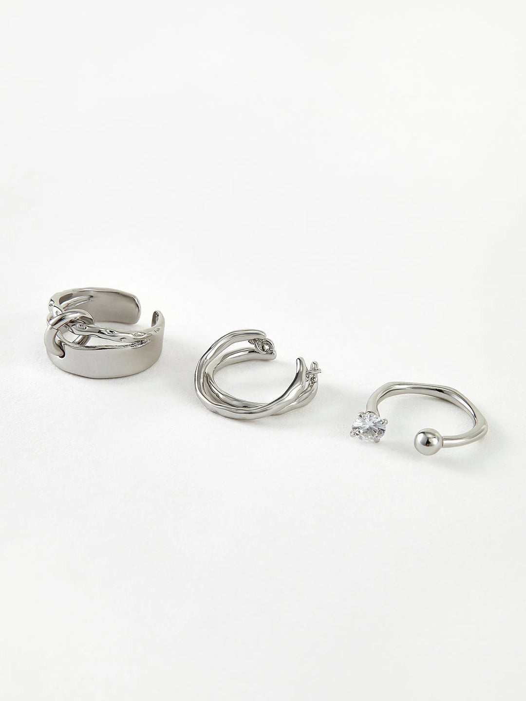 Tiziana™ | Three-Piece Open Hoop Ring