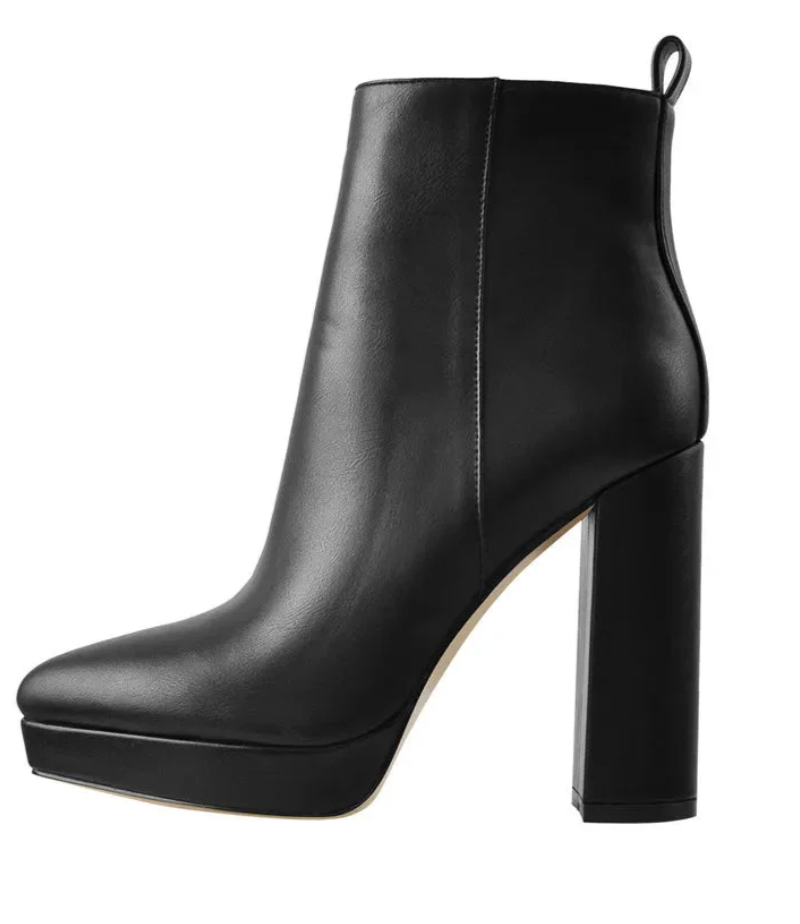 Amelie | Pointed Toe Ankle Boots