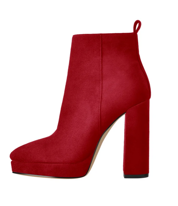 Amelie | Pointed Toe Ankle Boots