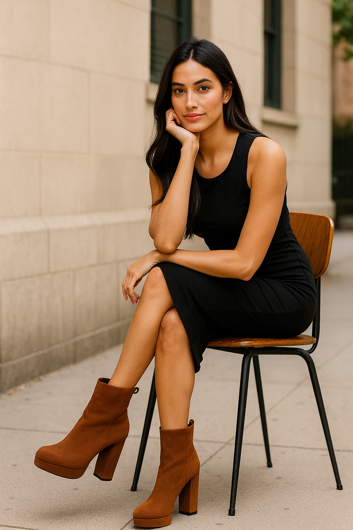 Amelie | Pointed Toe Ankle Boots