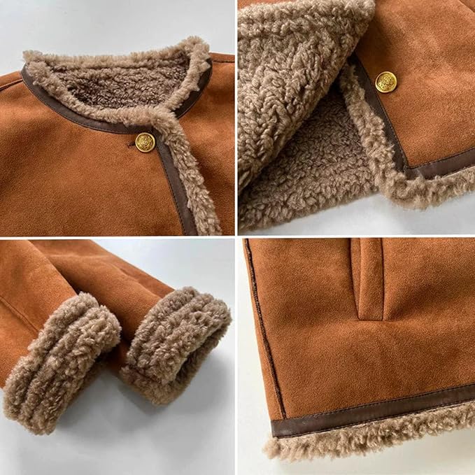 AnnaMaria | Buttoned Sheepskin Jacket
