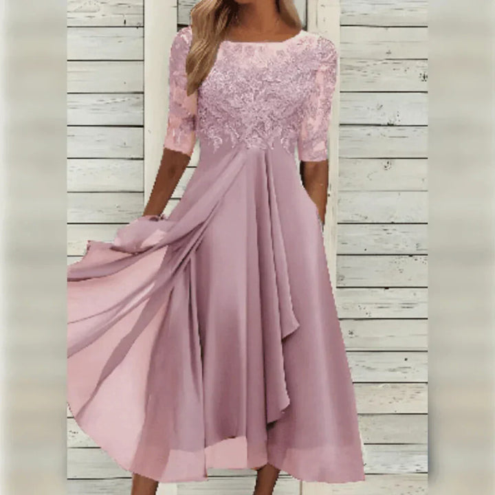 Alessandra™ | Chic Chiffon Dress