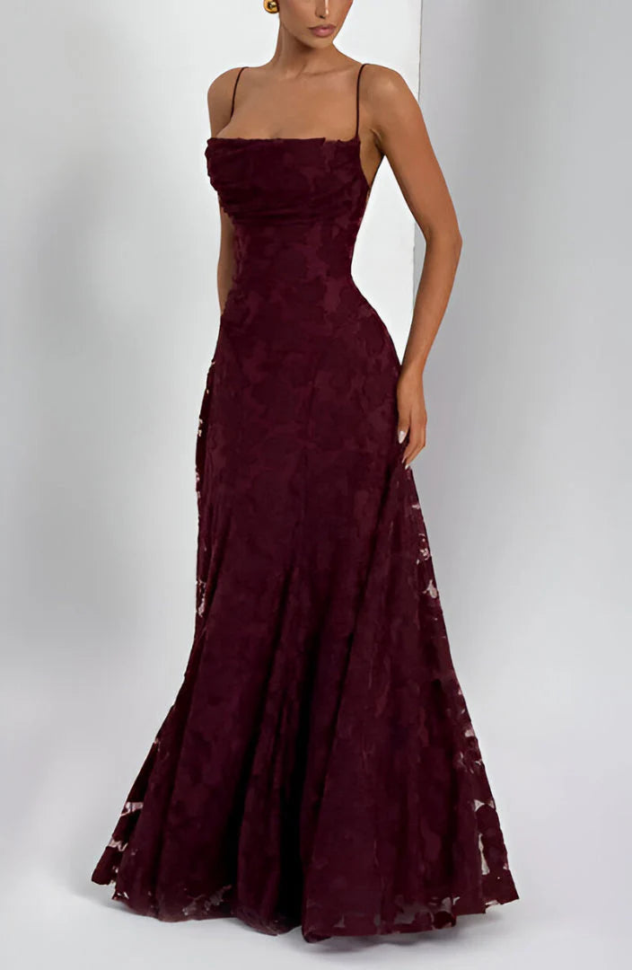 Phoebe | Long Dress with Lace Corset