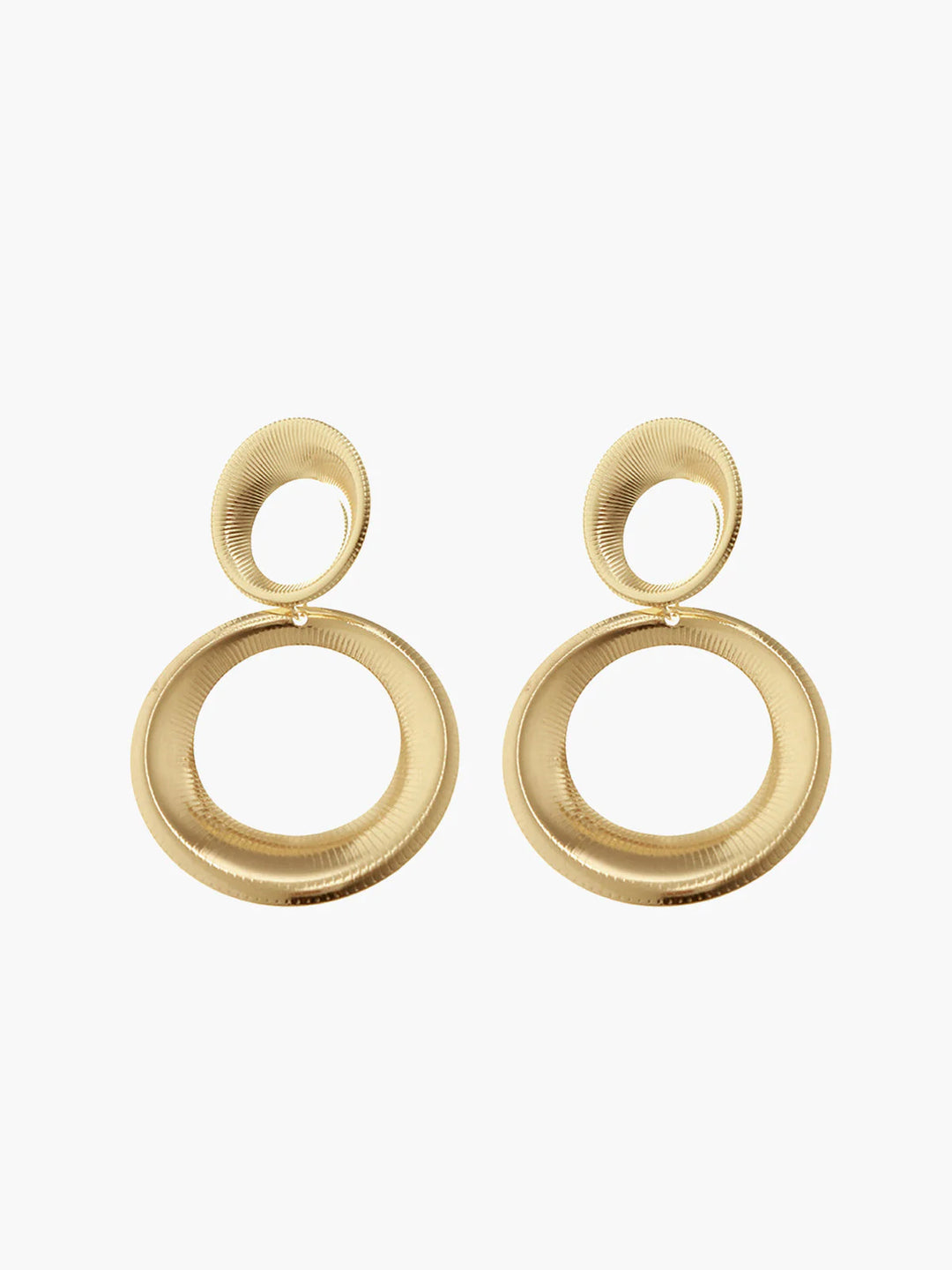 Celeste | Vintage Round Bold Pendant Earrings