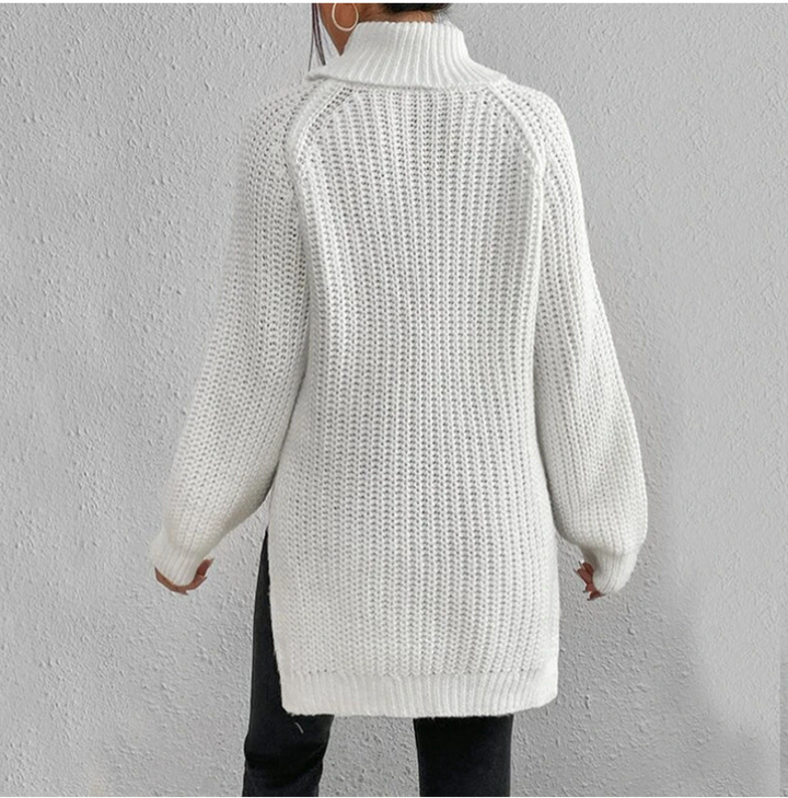Cinzia | Split Turtleneck Sweater