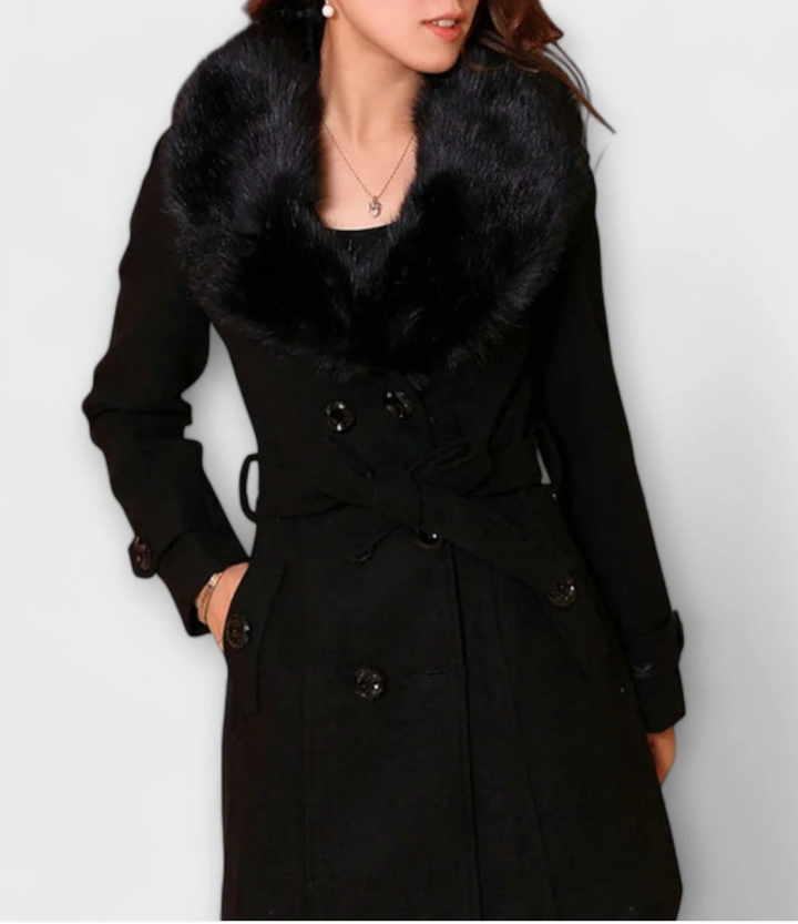Serena | Fur Collared Jacket
