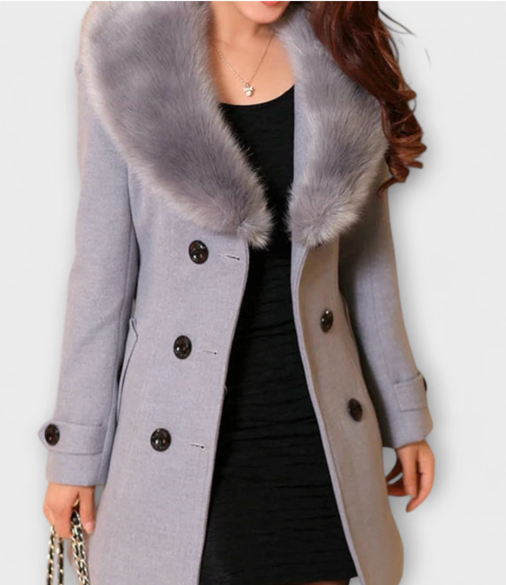 Serena | Fur Collared Jacket