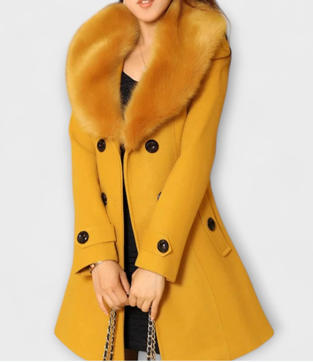 Serena | Fur Collared Jacket