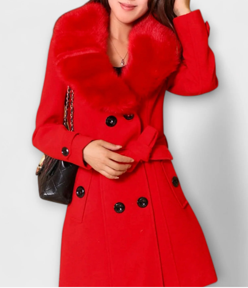 Serena | Fur Collared Jacket