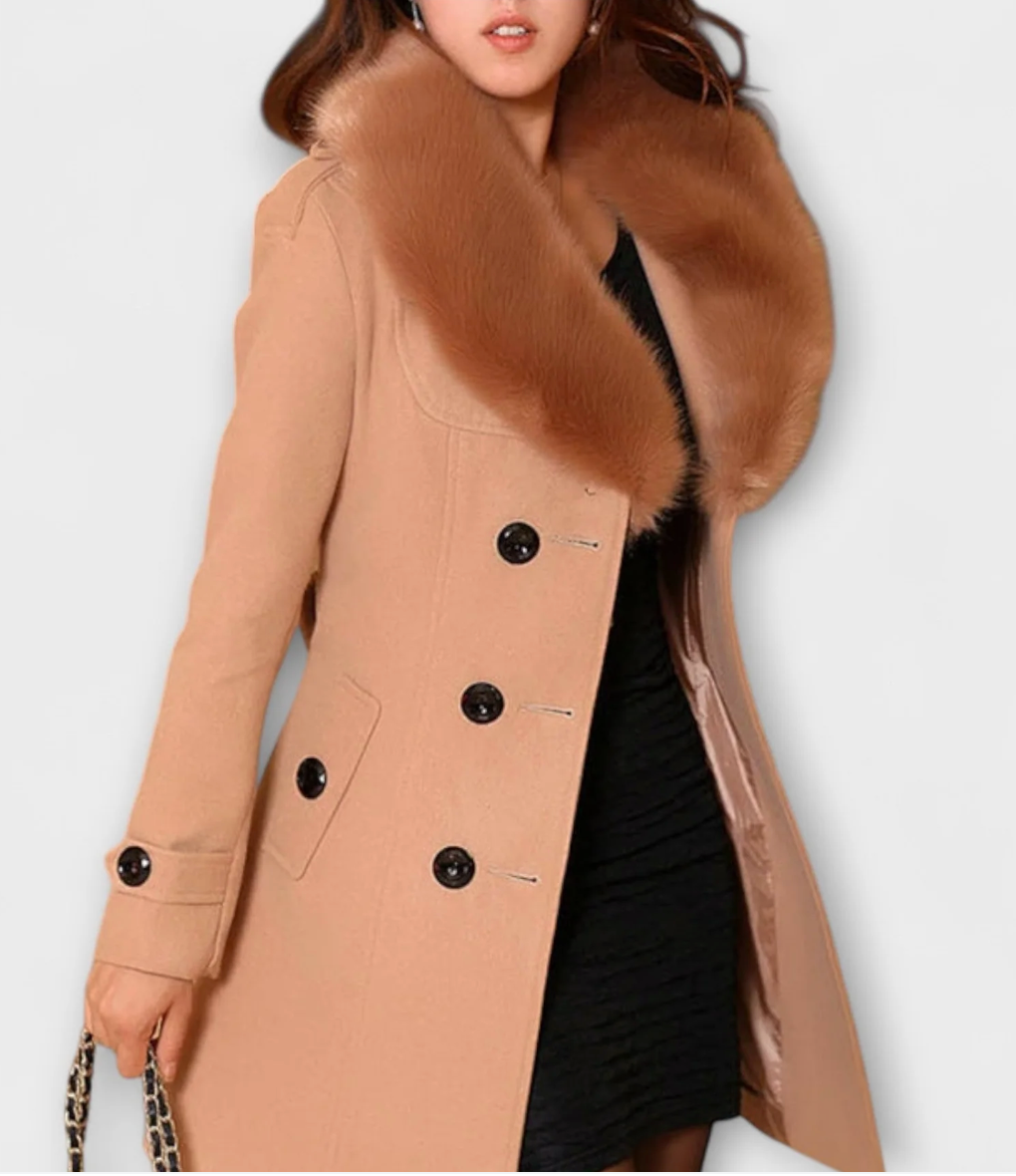 Serena | Fur Collared Jacket