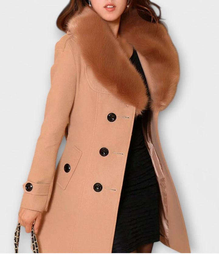 Serena | Fur Collared Jacket