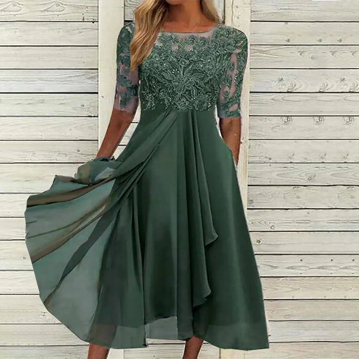 Alessandra™ | Chic Chiffon Dress