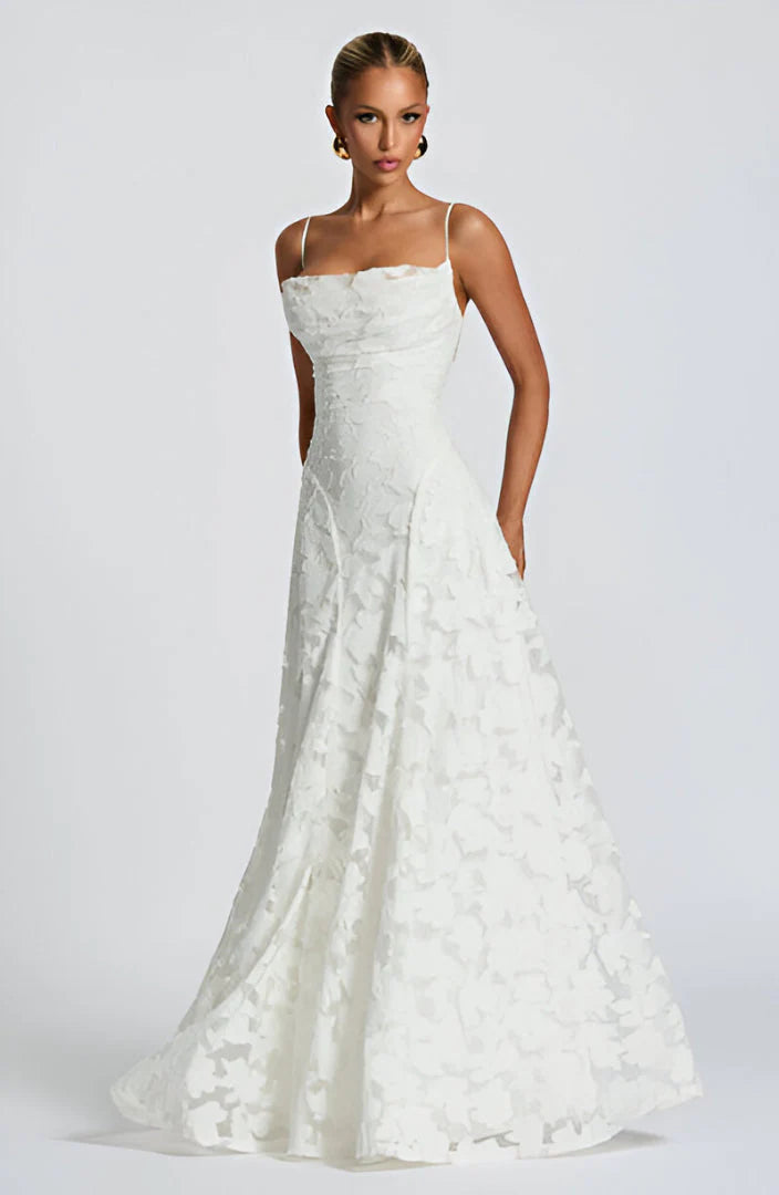 Phoebe | Long Dress with Lace Corset