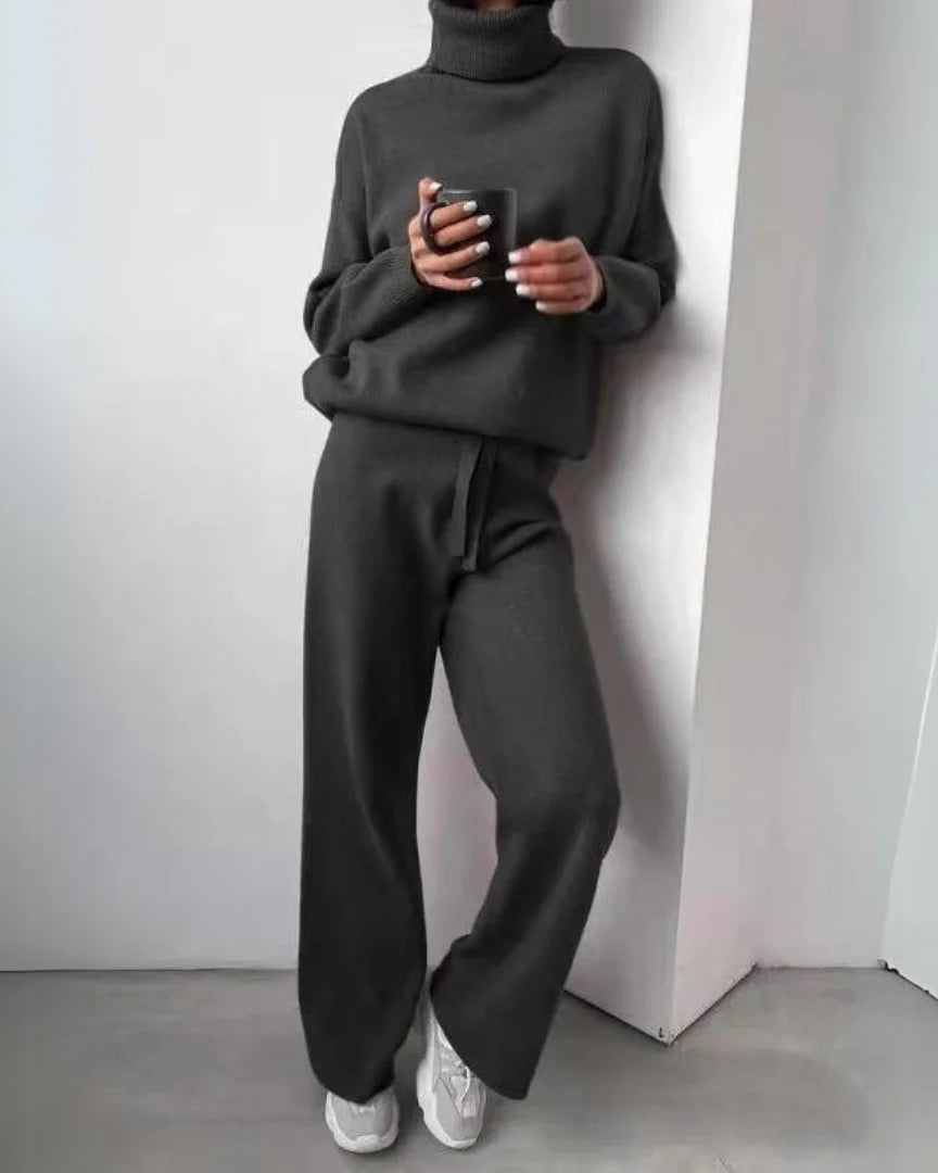 Marianna | Chic Two-Piece Set with Turtleneck and Elegant Trousers