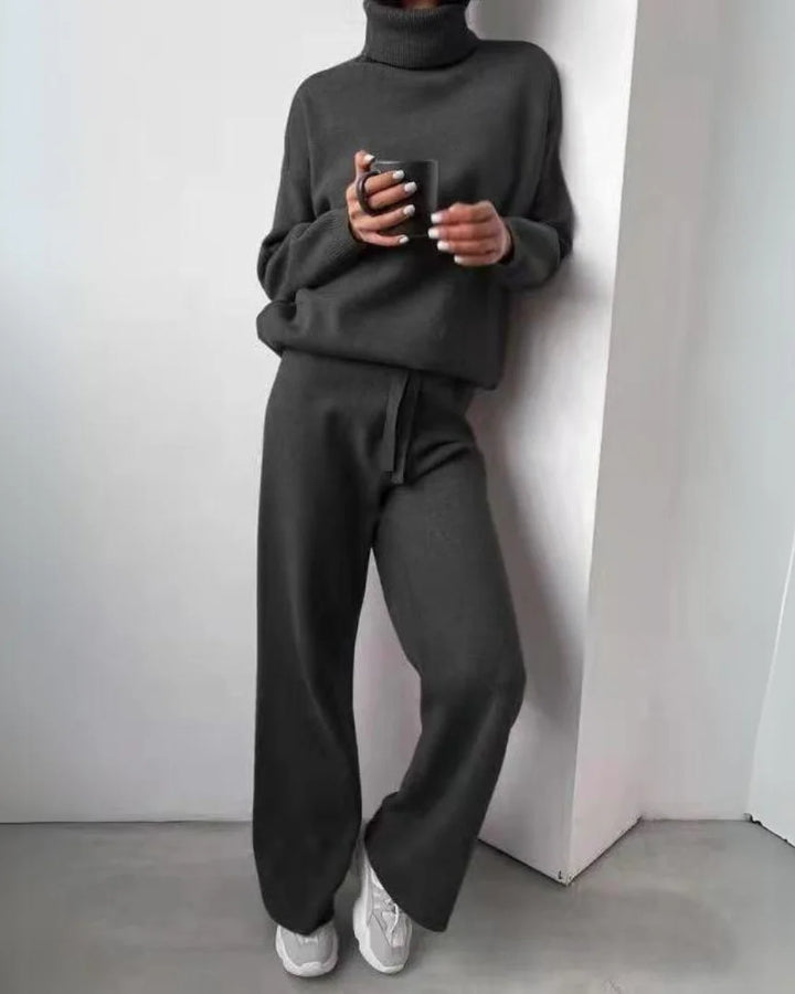 Marianna | Chic Two-Piece Set with Turtleneck and Elegant Trousers