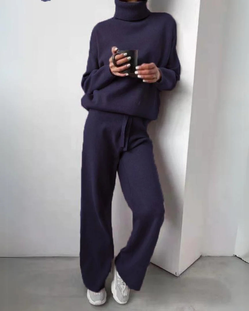 Marianna | Chic Two-Piece Set with Turtleneck and Elegant Trousers