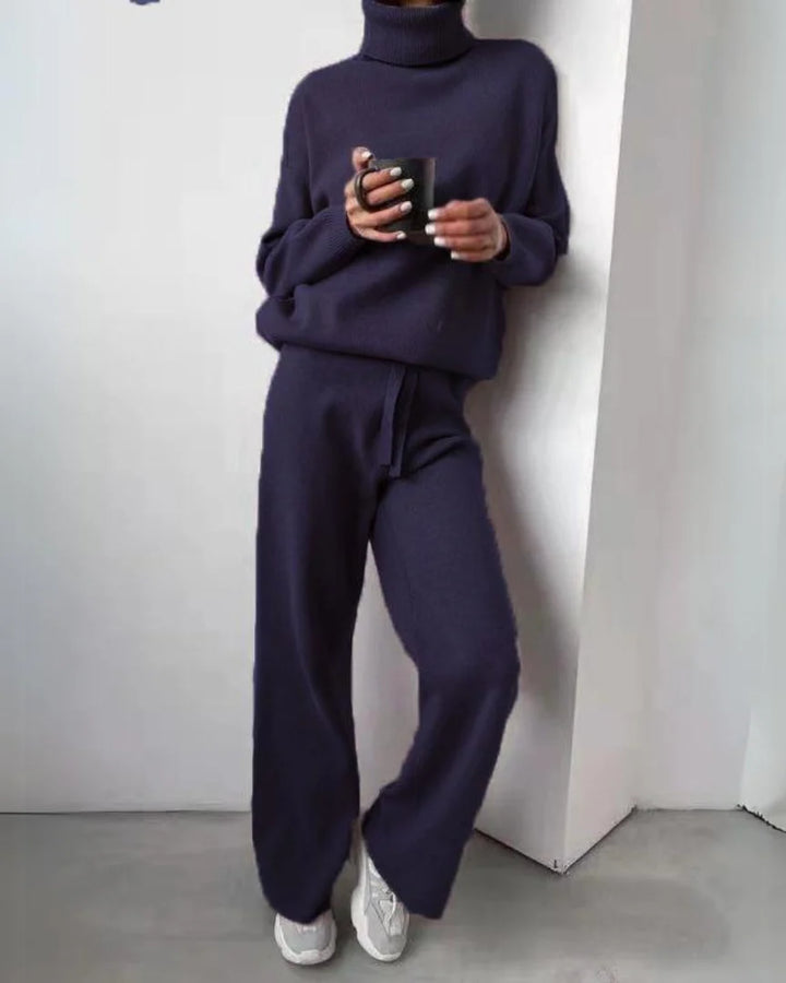 Marianna | Chic Two-Piece Set with Turtleneck and Elegant Trousers