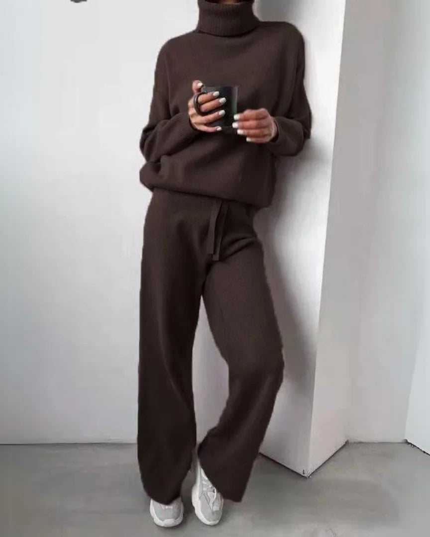 Marianna | Chic Two-Piece Set with Turtleneck and Elegant Trousers