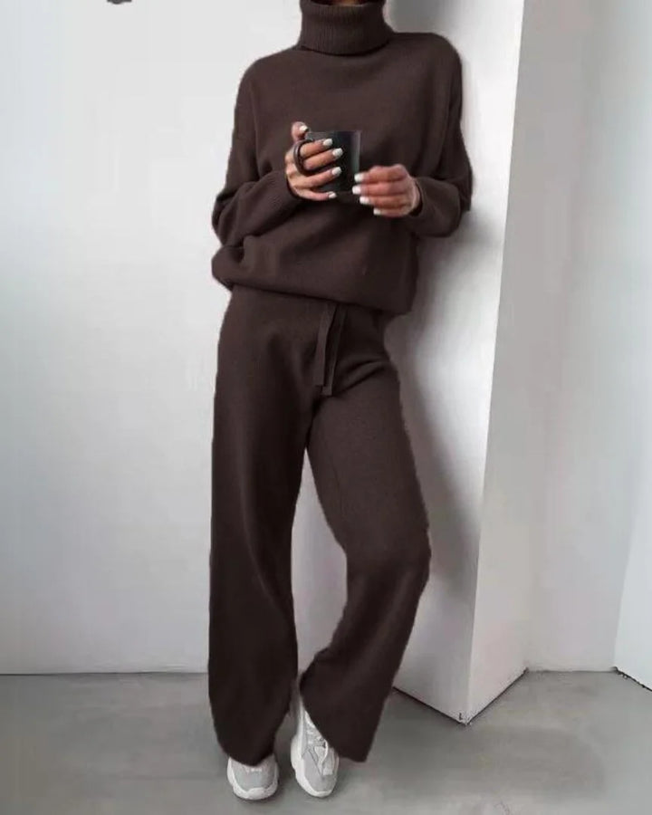 Marianna | Chic Two-Piece Set with Turtleneck and Elegant Trousers