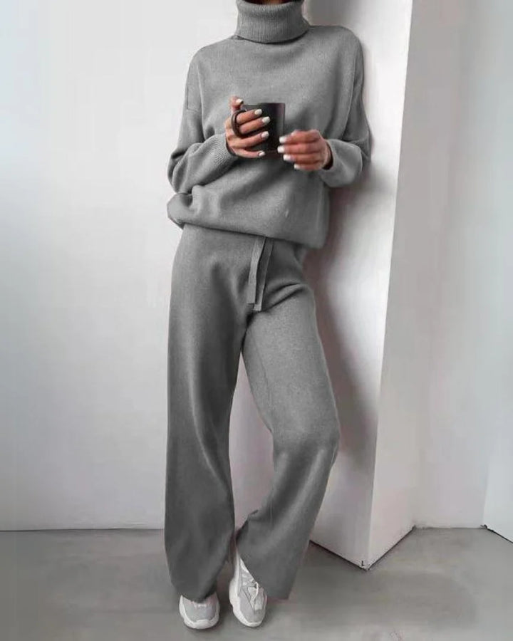 Marianna | Chic Two-Piece Set with Turtleneck and Elegant Trousers