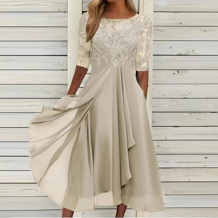 Alessandra™ | Chic Chiffon Dress