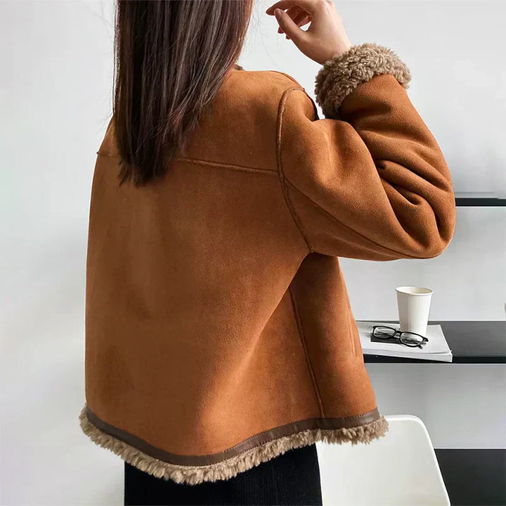 AnnaMaria | Buttoned Sheepskin Jacket