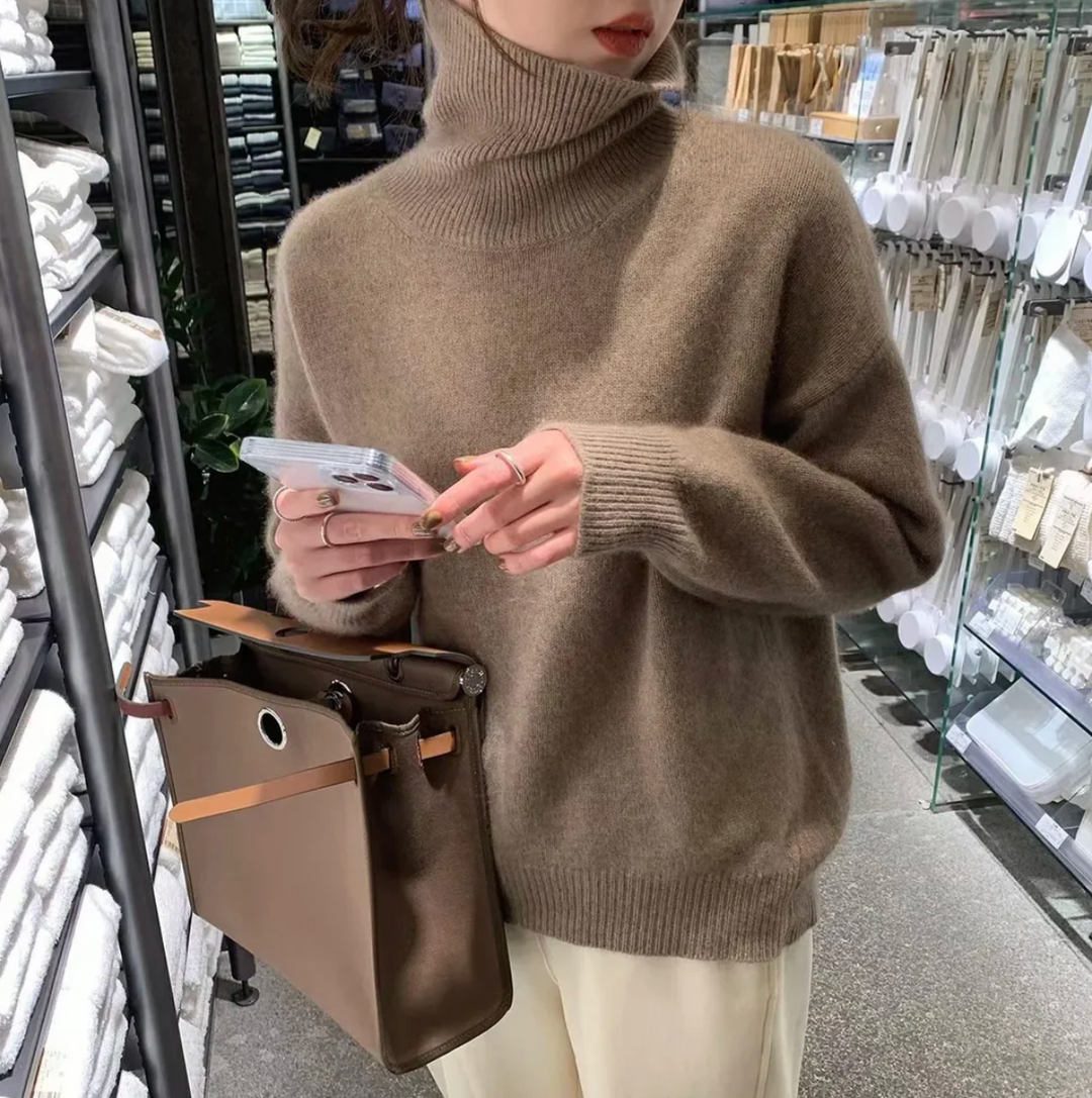 Cassandre™ | Cashmere Turtleneck Sweater