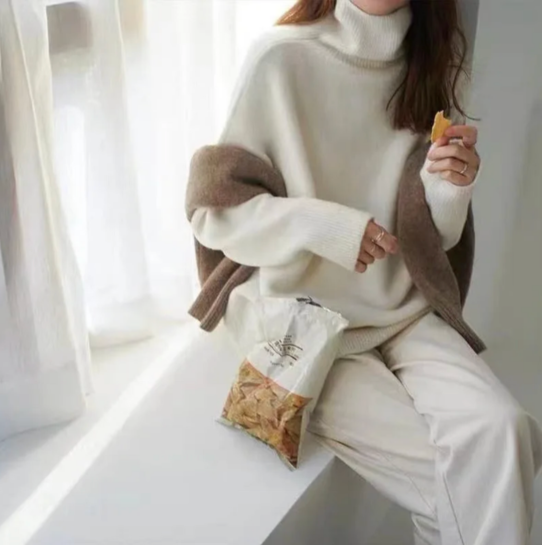 Cassandre™ | Cashmere Turtleneck Sweater