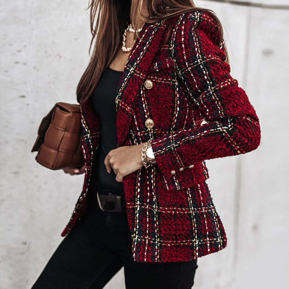 Noemi™ | Classic Check Blazer