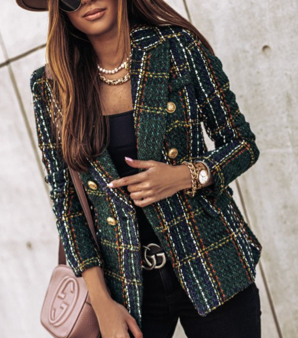 Noemi™ | Classic Check Blazer
