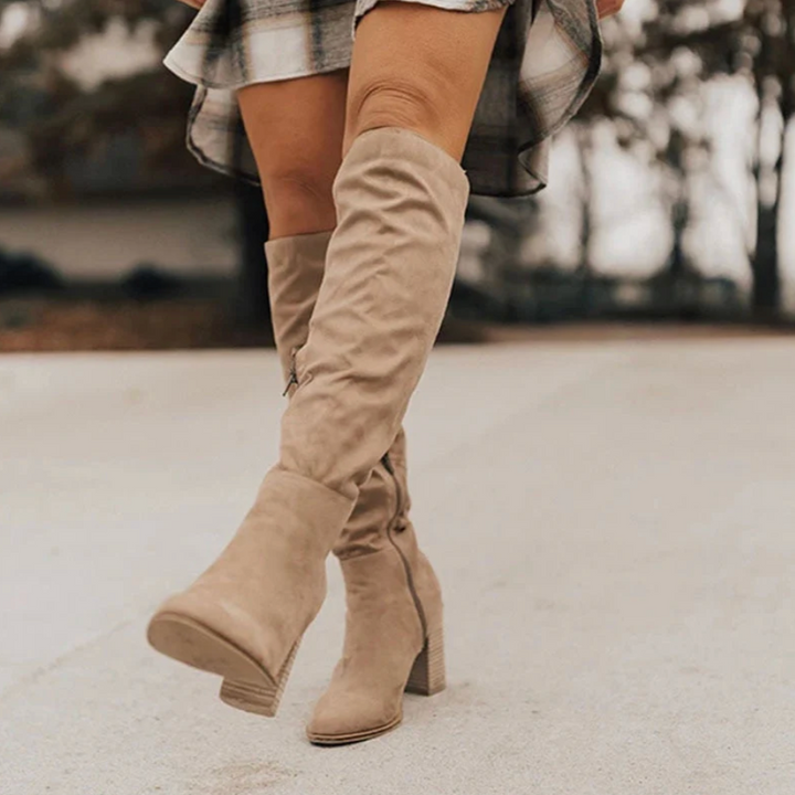Eliana™ | Suede Knee Boots