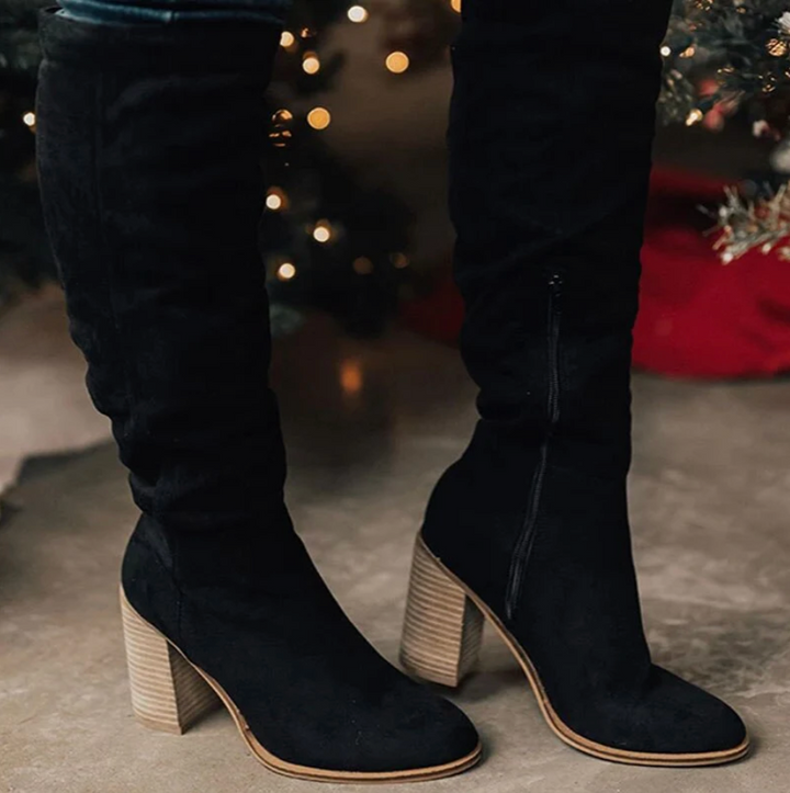 Eliana™ | Suede Knee Boots