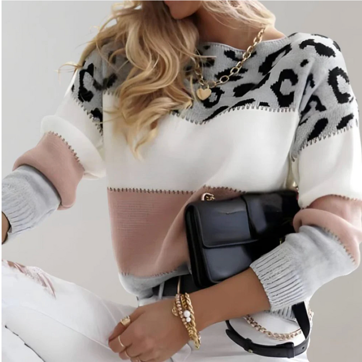 Gabriella™ | Chic Panther Print Sweater