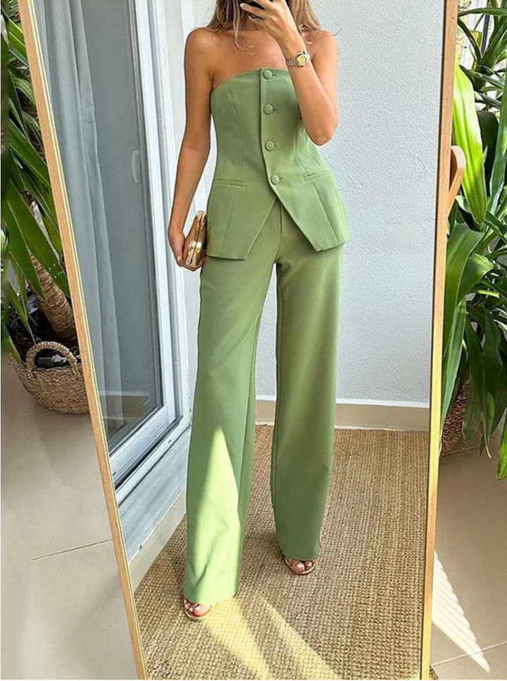 Amalia | Strapless Two-Piece Set