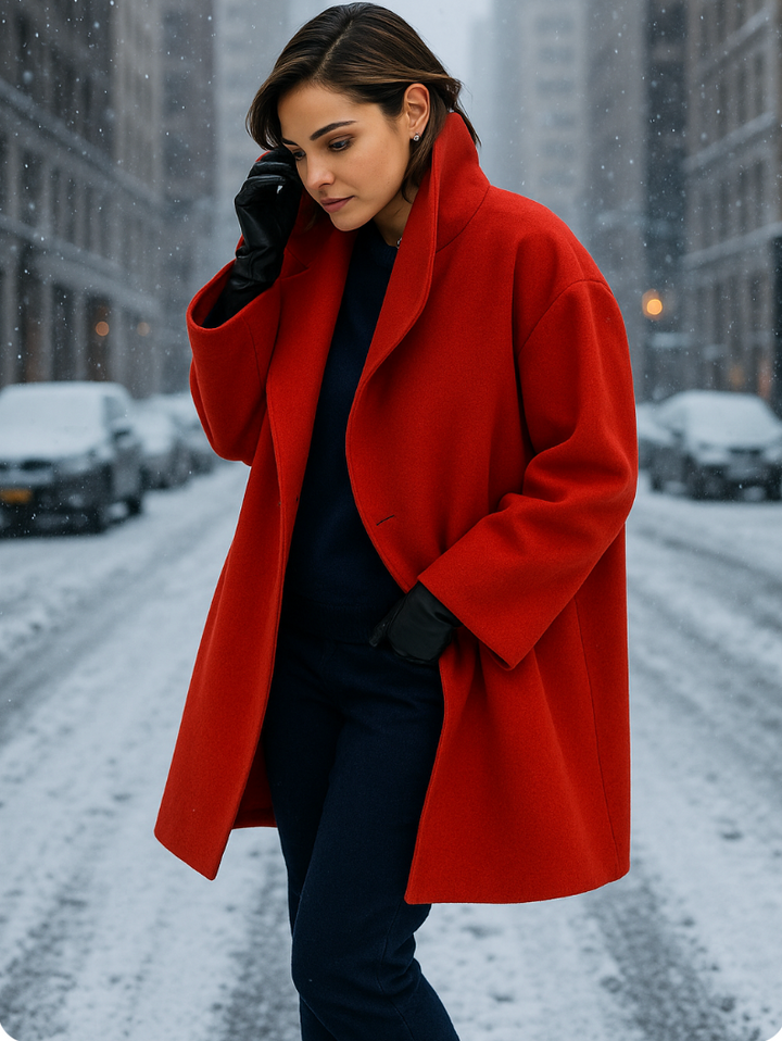 Camilla | Elegant Hooded Coat