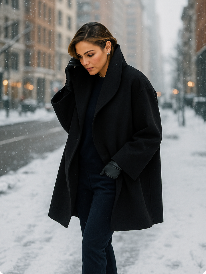 Camilla | Elegant Hooded Coat