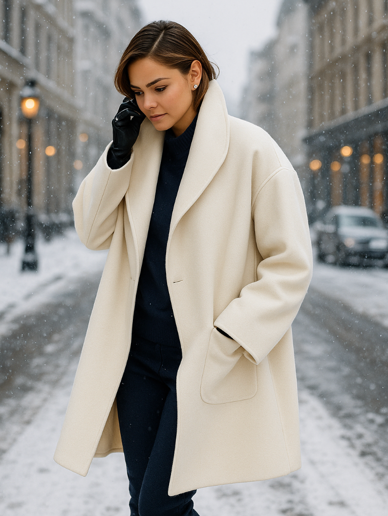 Camilla | Elegant Hooded Coat
