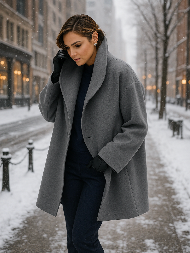 Camilla | Elegant Hooded Coat