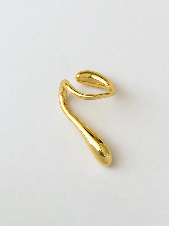 Ludovica | One-Piece Geometric Water Drop Earrings