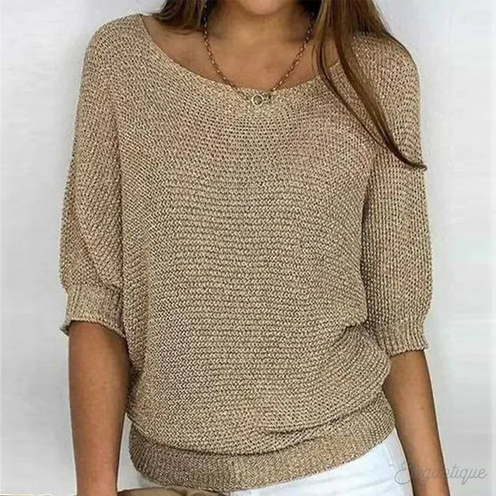 Clara™ | Relaxed Knit Top