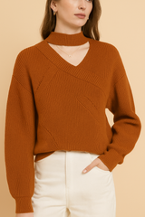 Alessia™ | V-Neck Knit Sweater