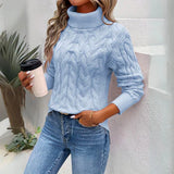Giada™ | Fashionable Knit High Collar Sweater