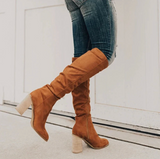 Eliana™ | Suede Knee Boots
