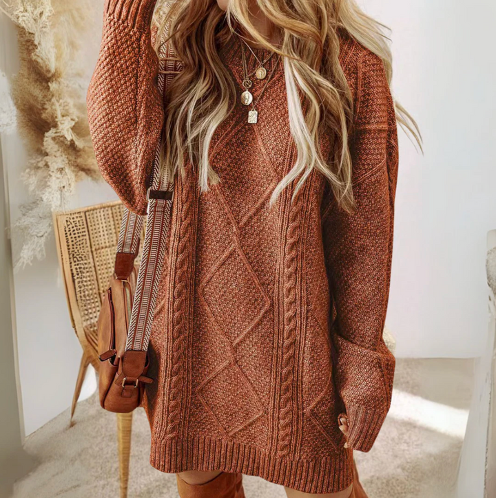 Rachele™ | Long Sleeve Sweater Dress