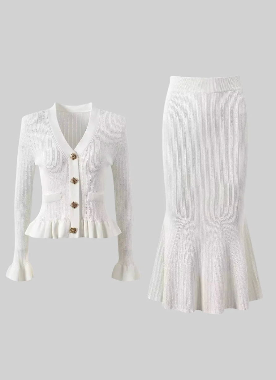 Palmira™ | Elegant Two-Piece Knitted Set