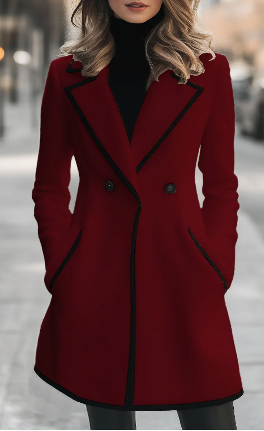 Lunara™ | Double-Breasted Coat