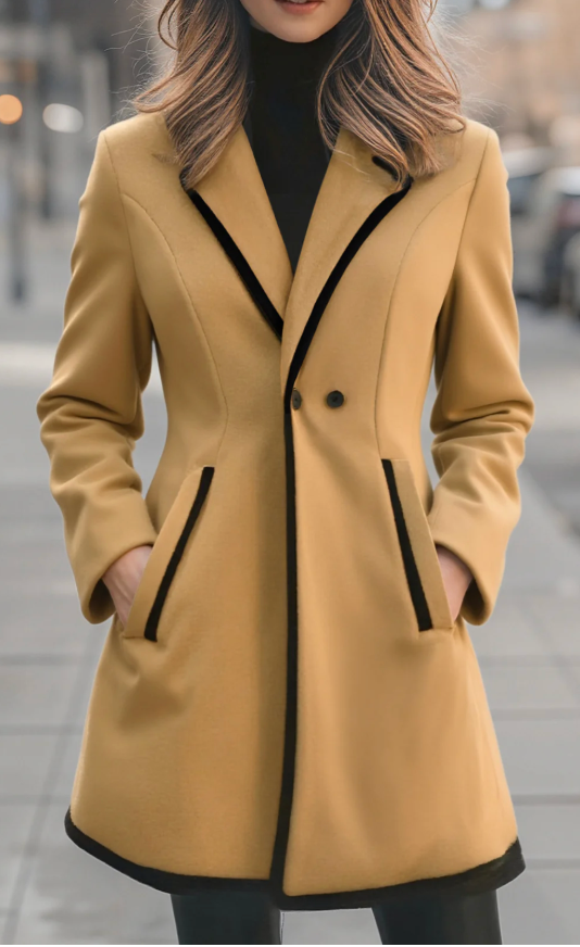 Lunara™ | Double-Breasted Coat